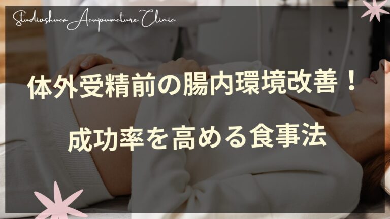 体外受精前の腸内環境改善に役立つ食材と食事法